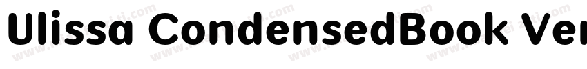 Ulissa CondensedBook Version字体转换